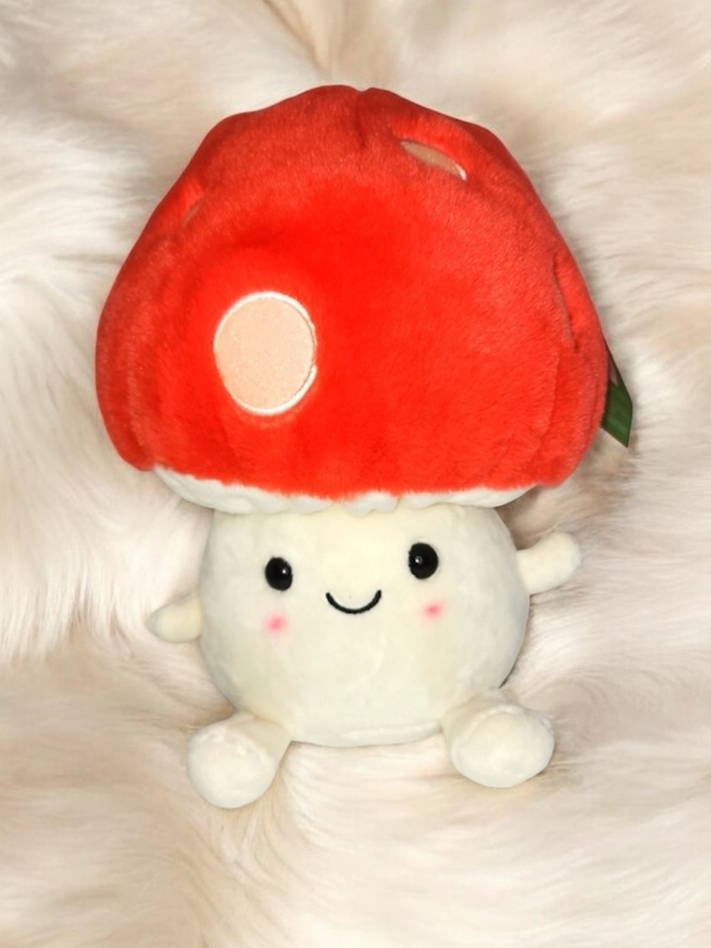 FAO Schwarts 🍄 Sparklers Mushroom Plush NWT Stuffed Plush NEW! - Picture 7 of 10